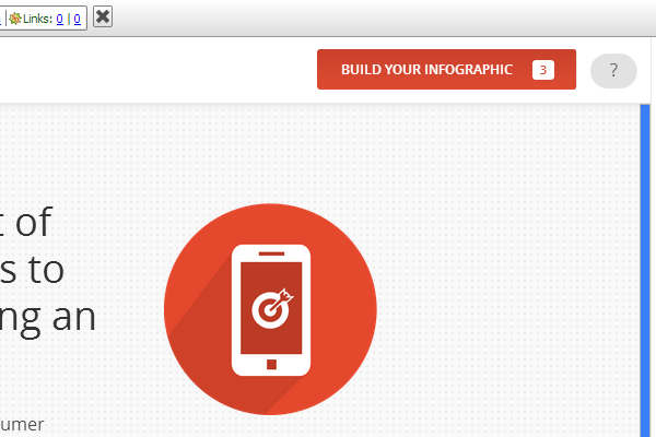 Click on 'Build Your InfoGraphic'
