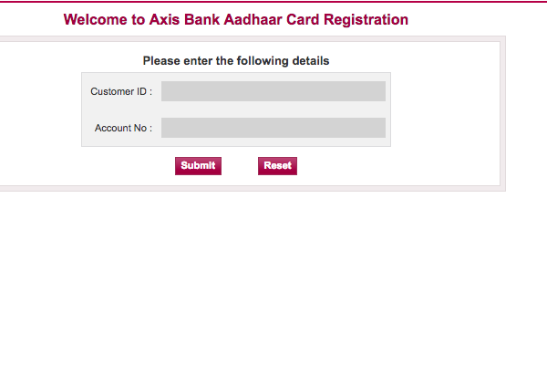 Linking Aadhar With Axis Bank Account Whatfix