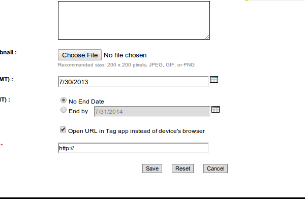 Fill up the required fields and save