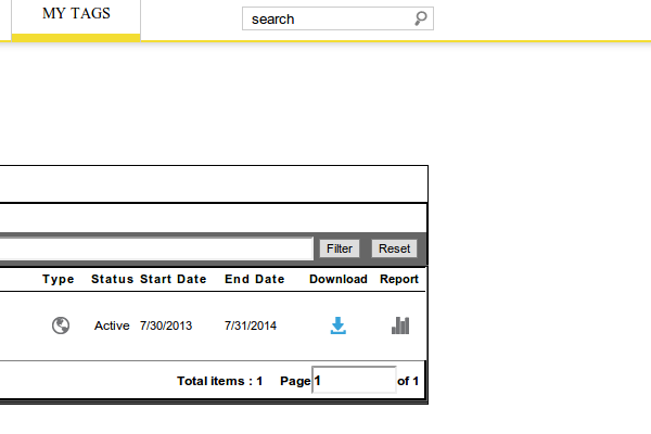 Tag is ready, you can now download