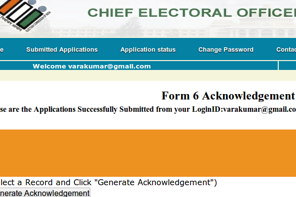 to andhra pradesh id apply voter online in how status your of application whatfix   Track registration voter