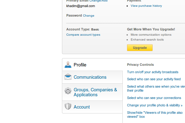 Click on 'Groups, Companies & Applications'