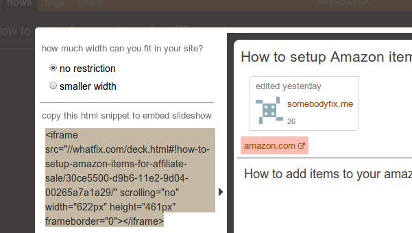 step 2 - copy the script